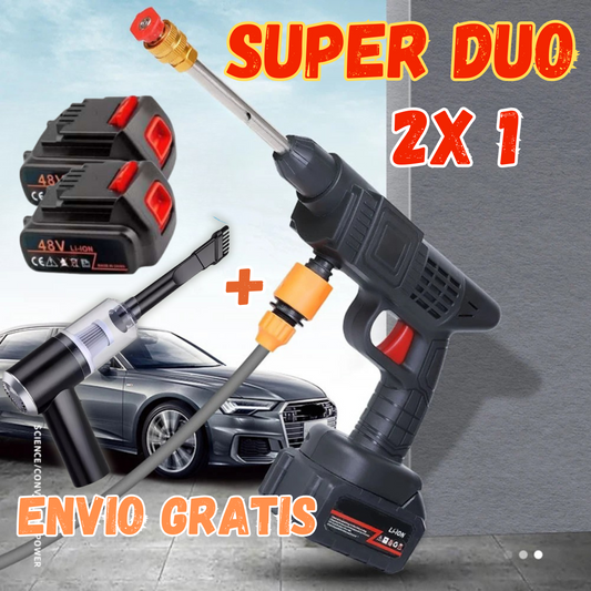 💥 Hidrolavadora inalámbrica 48V + Aspiradora 3 en 1 para carro💥