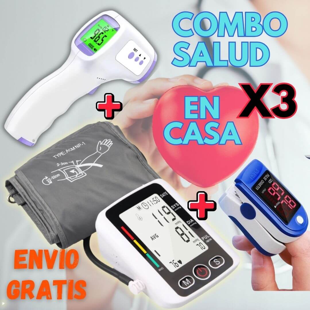 Combo :Tensiómetro-oximetro-termometro
