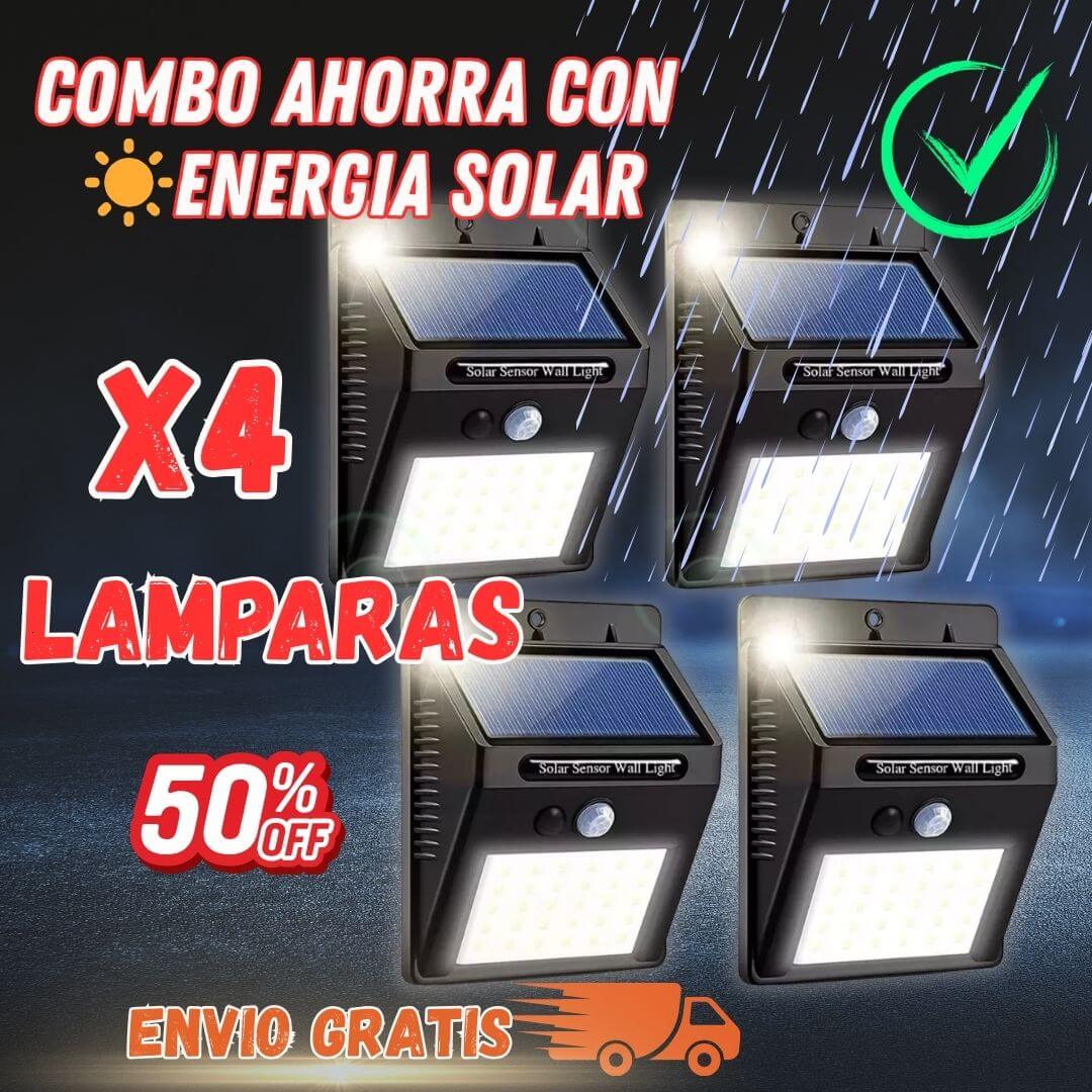 4 Lámparas Panel Solar Guardian Solar Pro⚡🌞