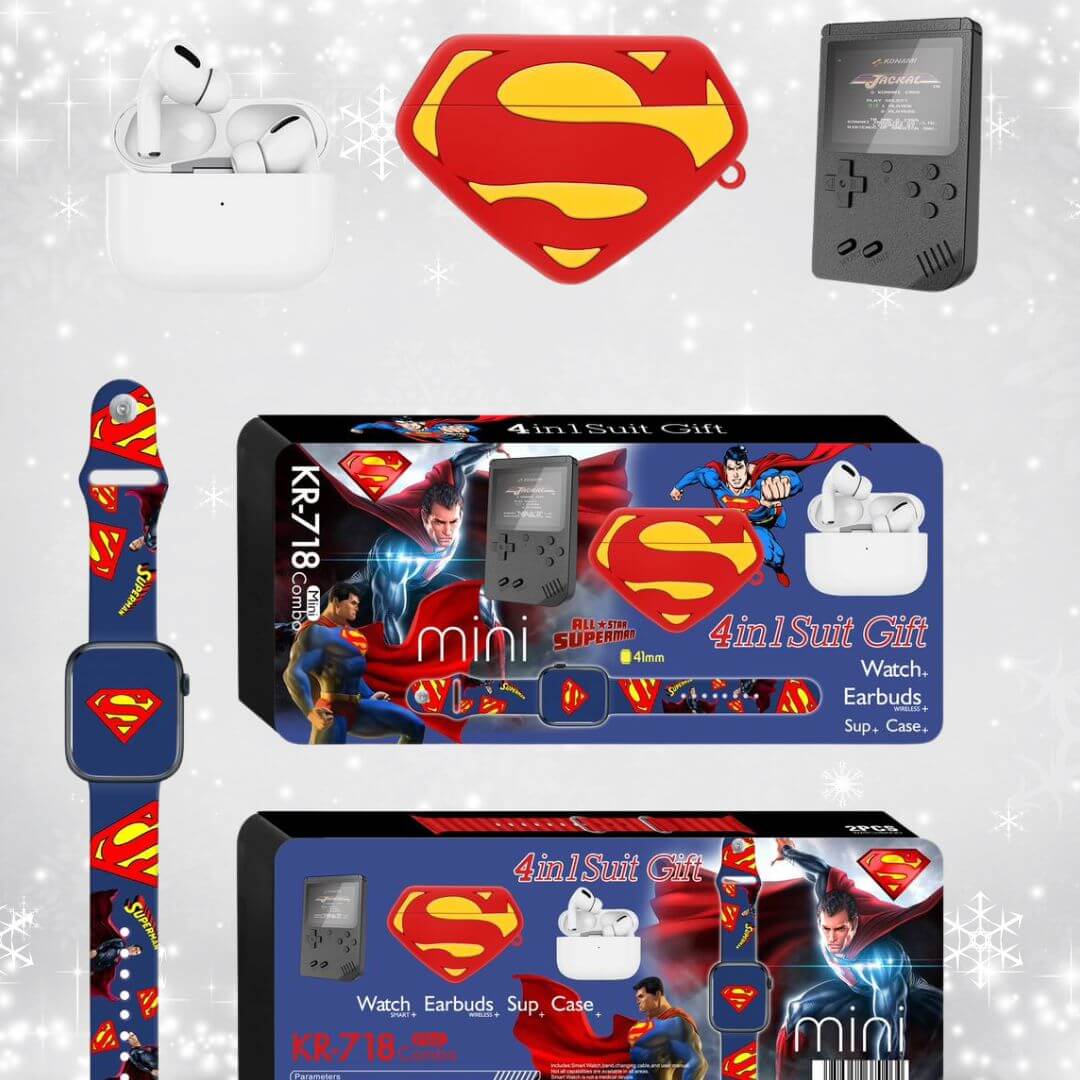 Consola 818 Game Boy+Audífonos+Reloj inteligente 🎮